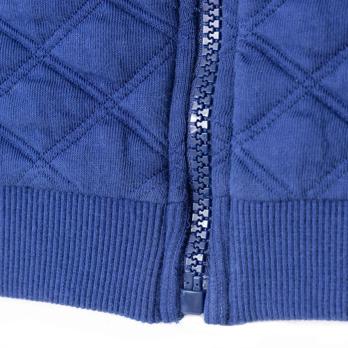 HelloBaby Boys Quilted Cardigan Nautical Print Zip Fastening Little Sailor Crew Neck Long Sleeve - Navy Blue - Image 7