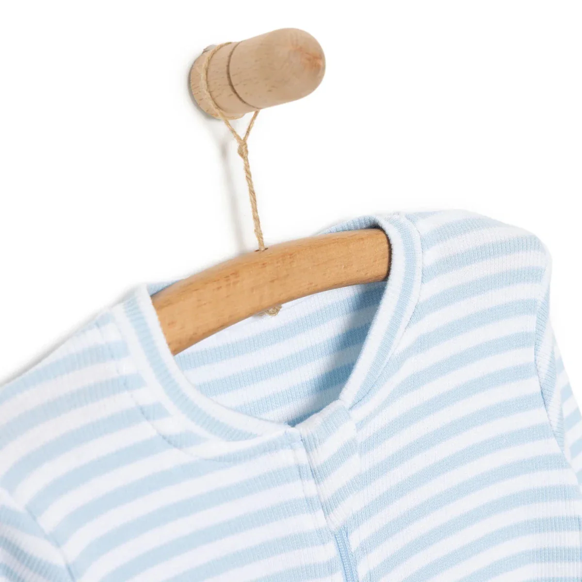 HelloBaby Boys Romper Crew Neck - Blue - Image 3