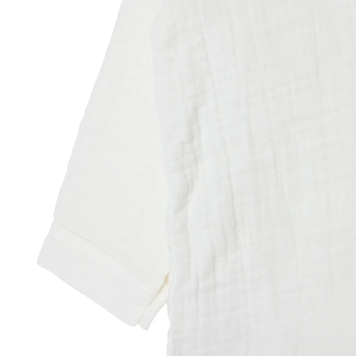 HelloBaby Boys Shirt Buttoned Little Sailor Mandarin Collar Long Sleeve - Ecru - Image 8