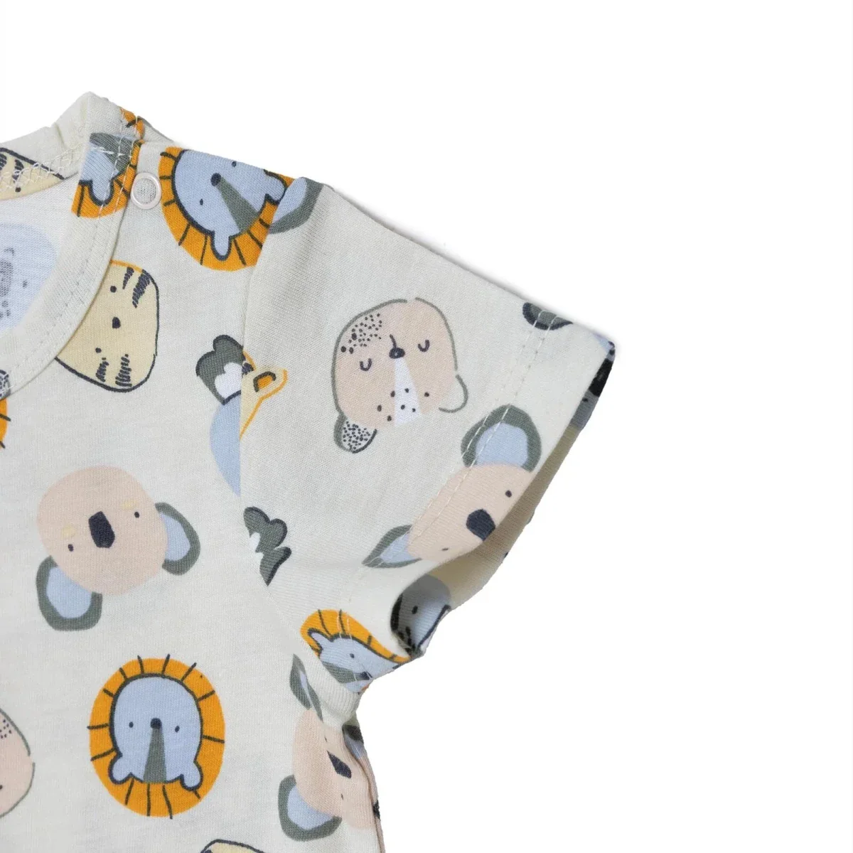 HelloBaby Boys Short Romper Animal Print - Multicolour - Image 3