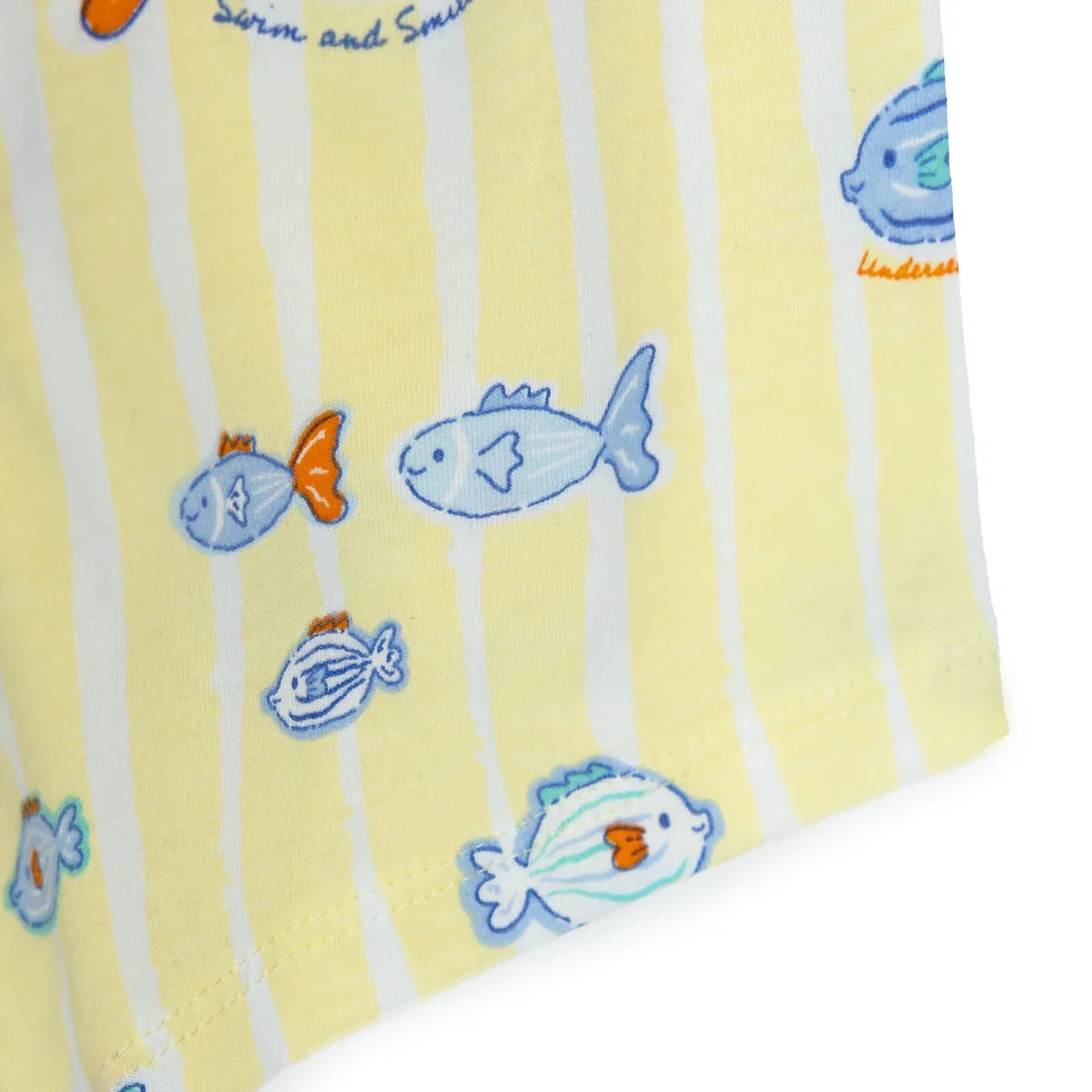 HelloBaby Boys Pyjamas Set Animal with Buttons Short Sleeve - Yellow - Image 7