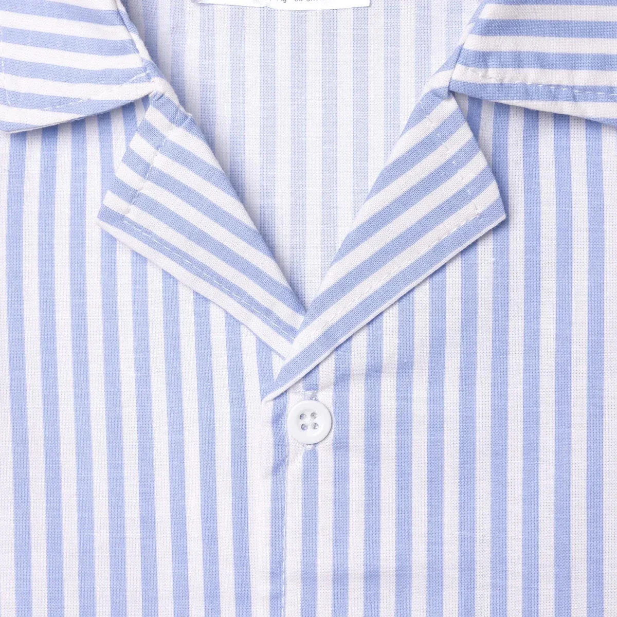 HelloBaby Boys Pyjamas Set Striped Short Sleeve - Blue - Image 4
