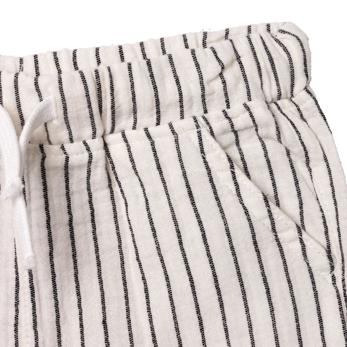 HelloBaby Boys Muslin Shorts - Anthracite Printed - Image 4