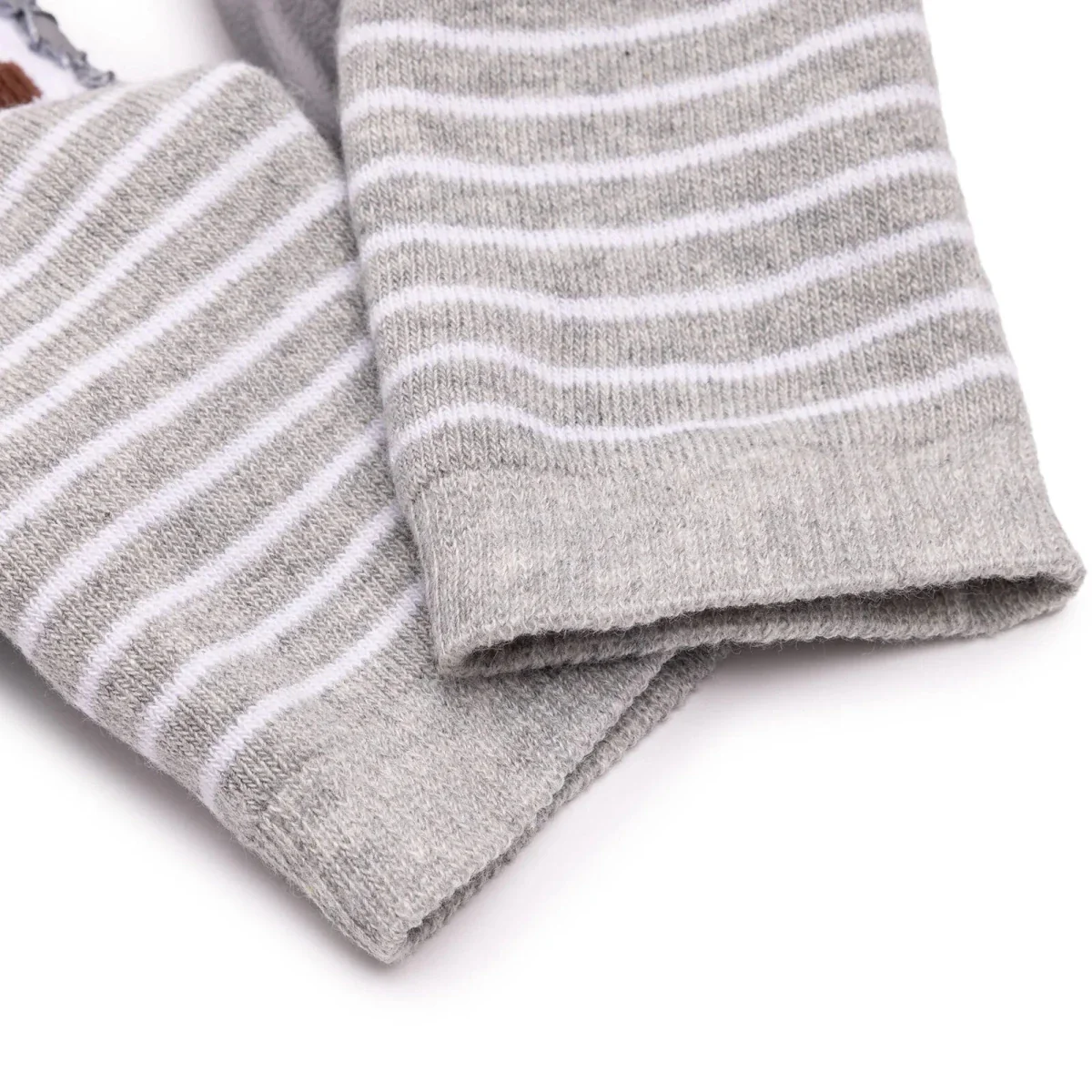 HelloBaby Boys Slipper Socks Animal - Grey - Image 4