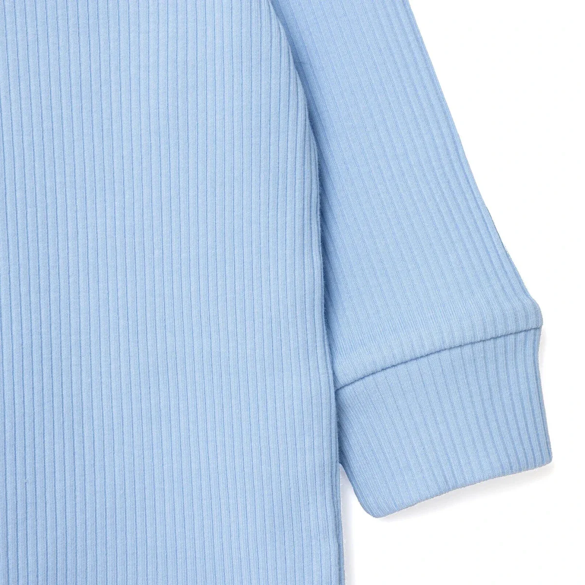 HelloBaby Boys Sweatshirt with Buttons Crew Neck Long Sleeve - Blue - Image 5