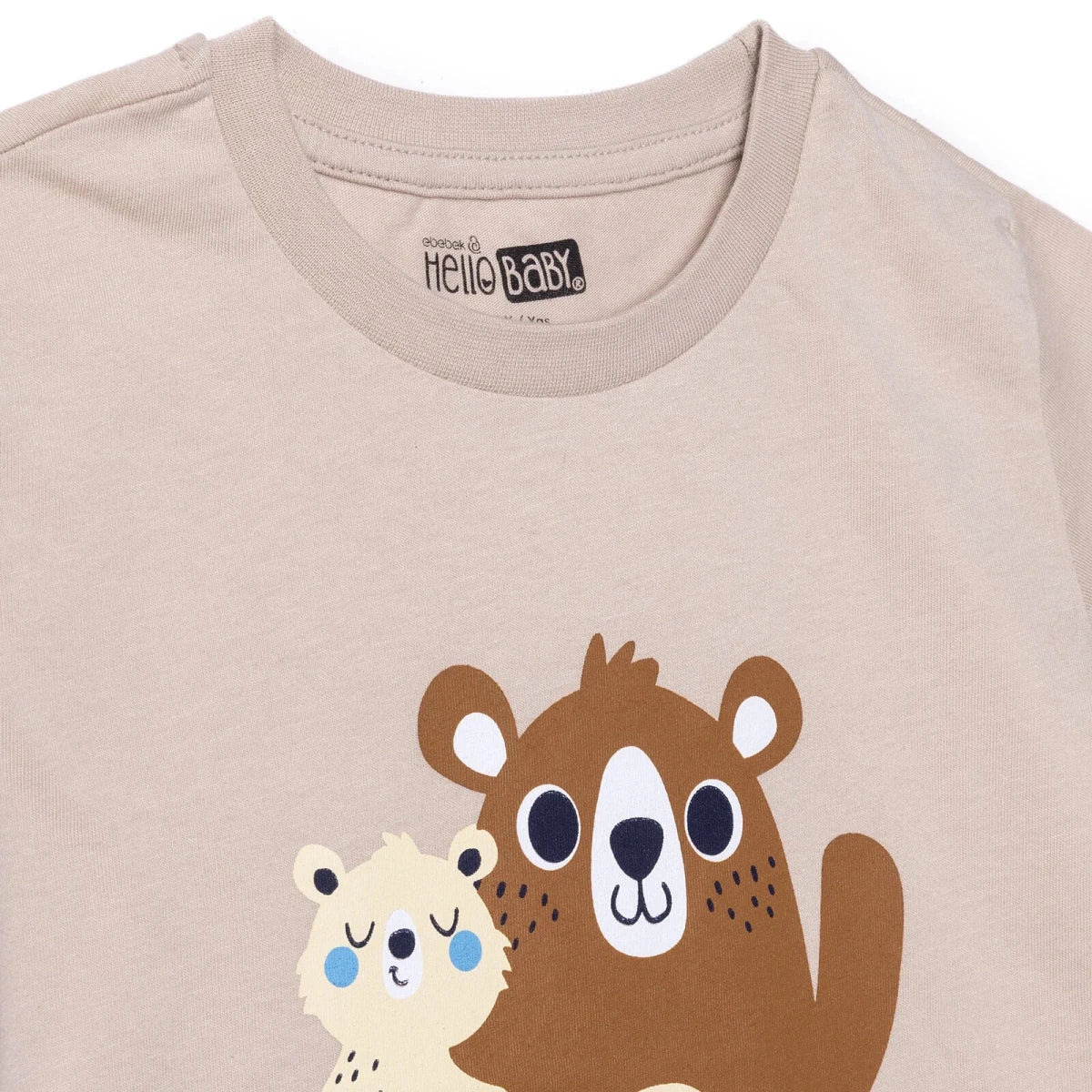 HelloBaby Boys T-shirt Animal - Mink - Image 3