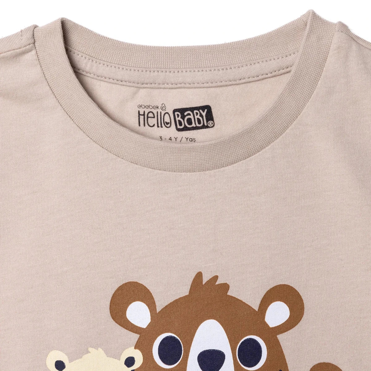 HelloBaby Boys T-shirt Animal - Mink - Image 4