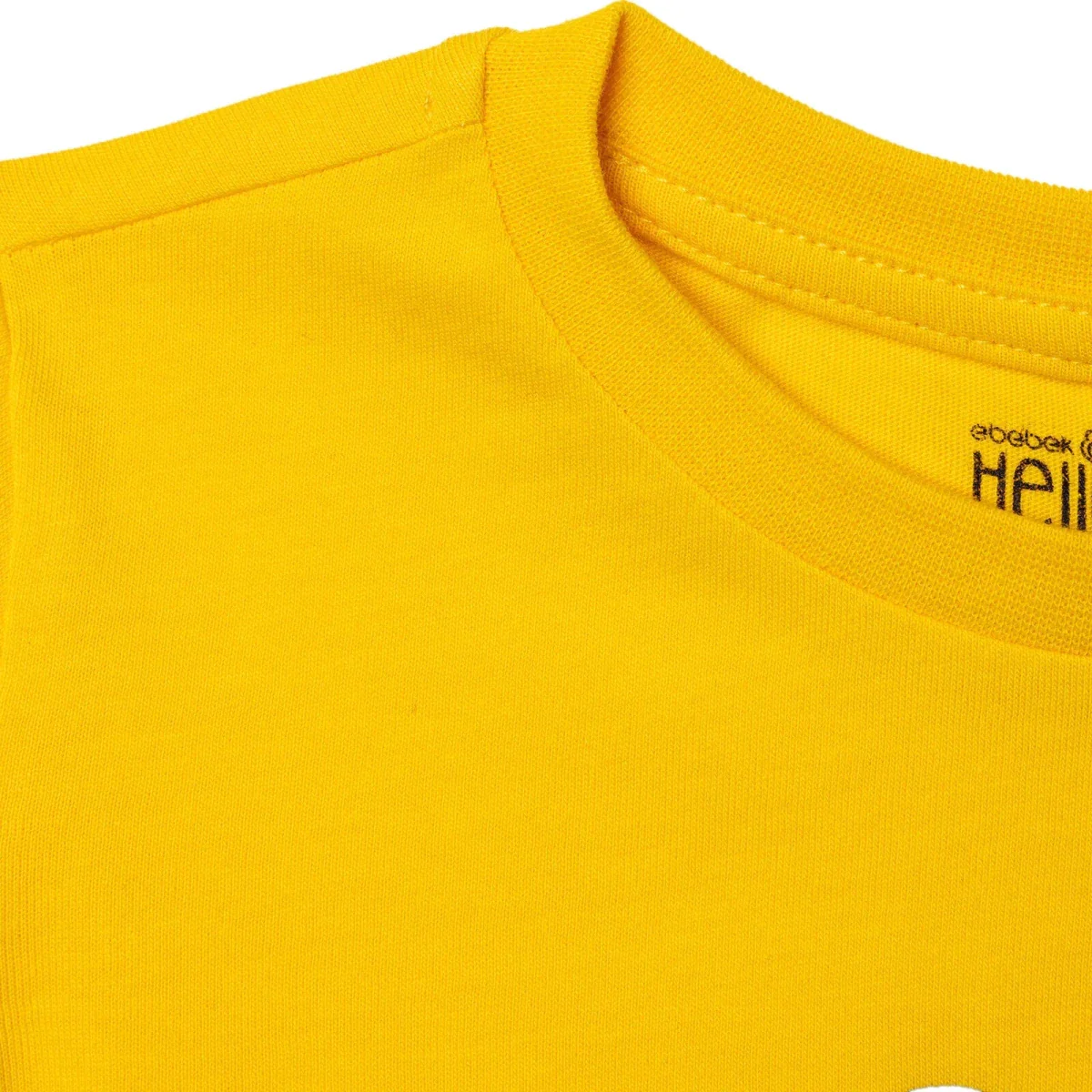 HelloBaby Boys T-shirt Animal Print Crew Neck Short Sleeve - Yellow - Image 4