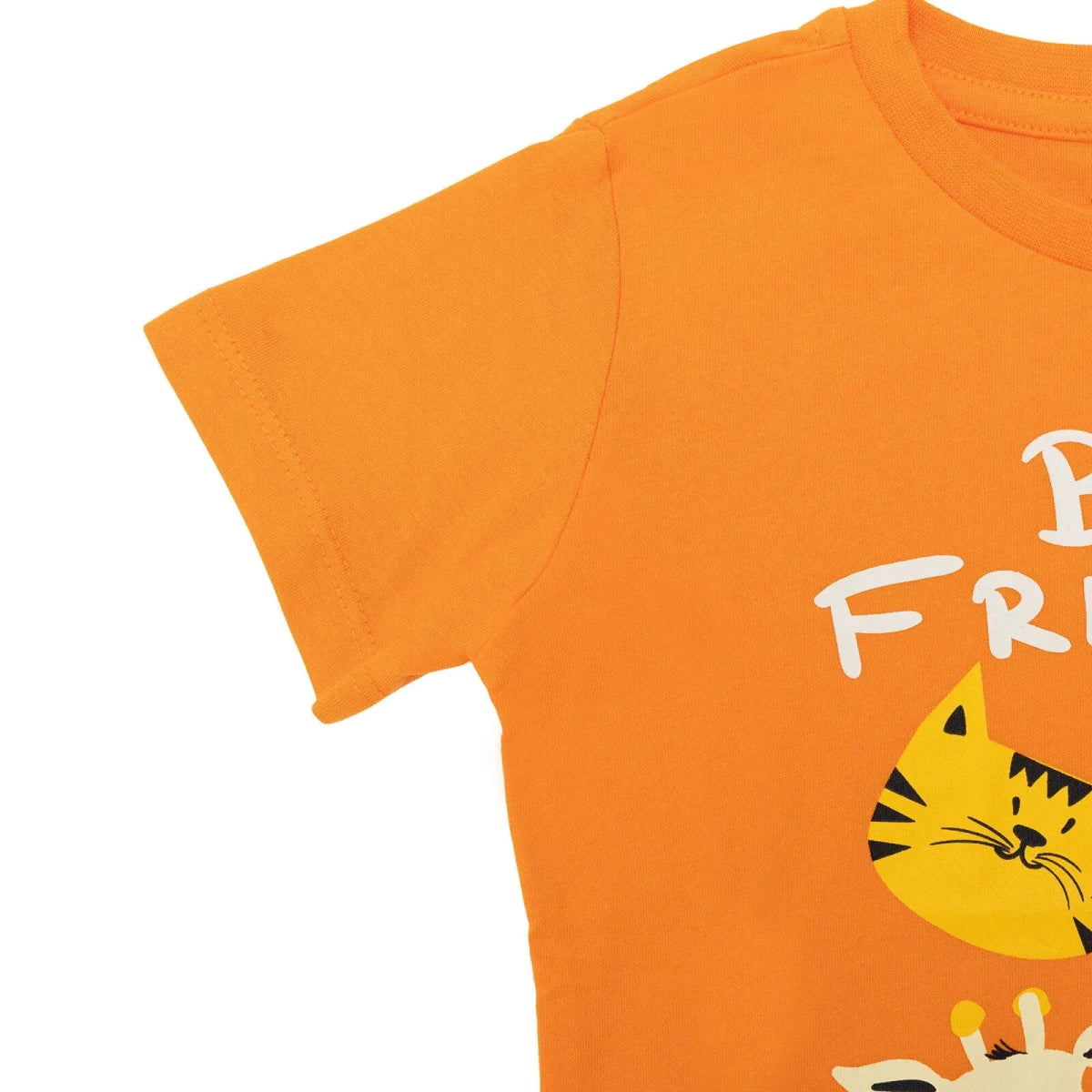 HelloBaby Boys T-shirt Animal Print - Orange - Image 4