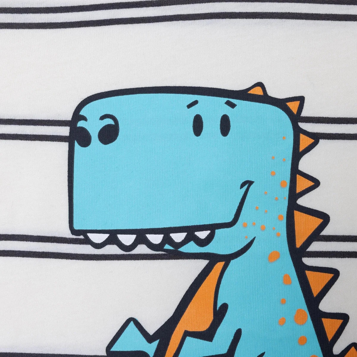 HelloBaby Boys T-shirt Dinosaur Print - White - Image 7