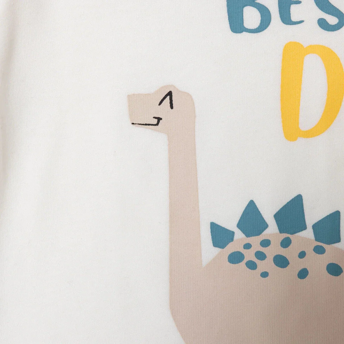 HelloBaby Boys T-shirt Dinosaur Print Crew Neck Short Sleeve - Ecru - Image 7
