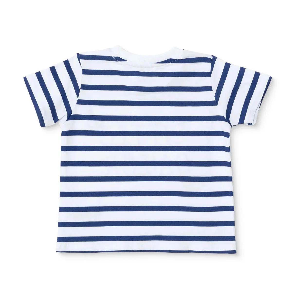 HelloBaby Boys T-shirt Nautical Print Little Sailor Crew Neck Short Sleeve - Navy Printed - Image 2