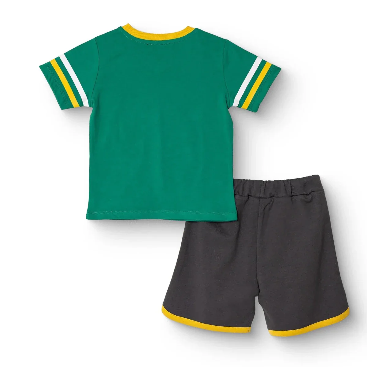 HelloBaby Boys T-shirt-Short Numbers - Dark Green - Image 2