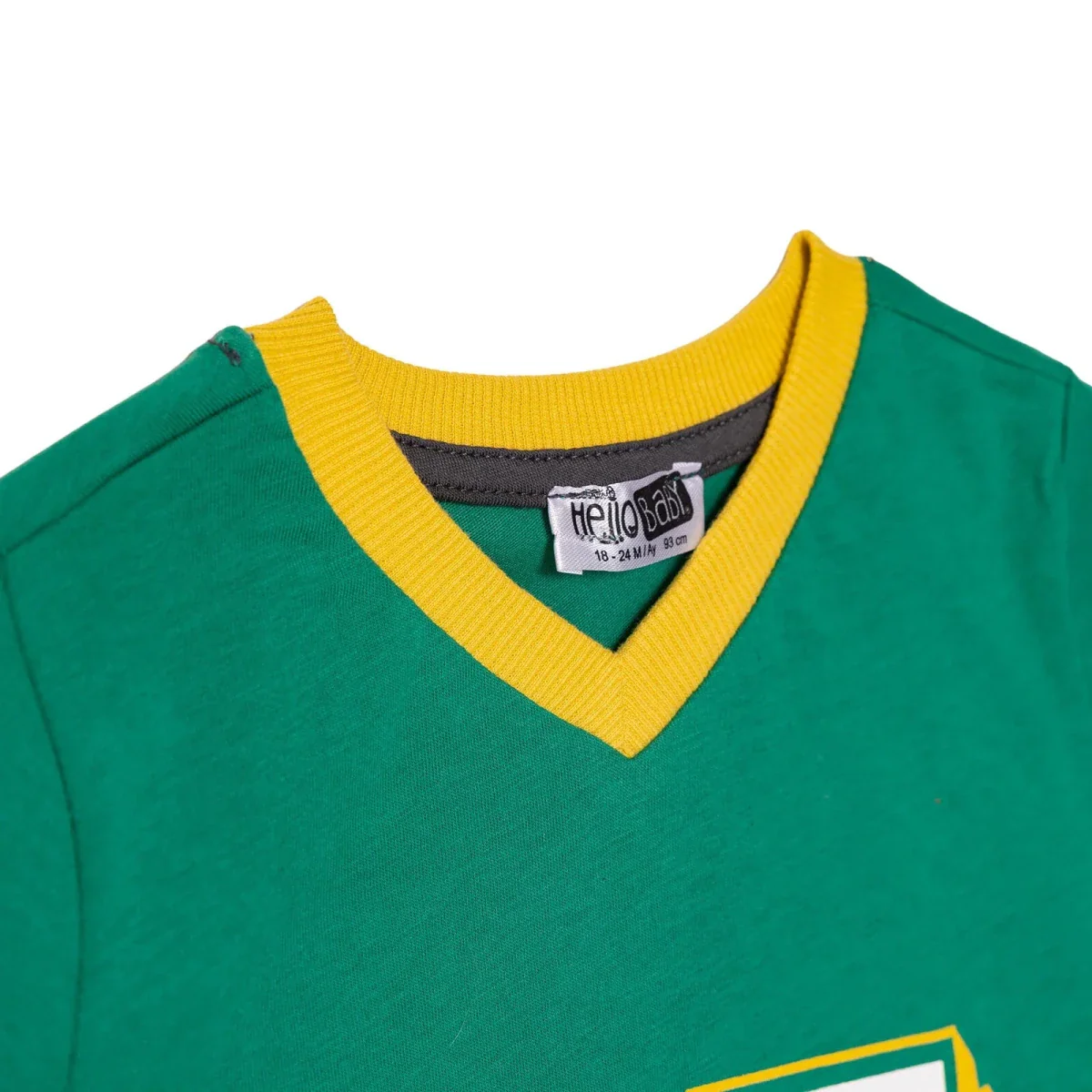 HelloBaby Boys T-shirt-Short Numbers - Dark Green - Image 9