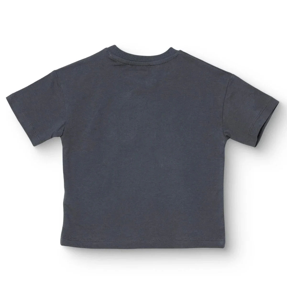 HelloBaby Boys T-shirt Slogan I Love Mom Crew Neck Short Sleeve - Grey - Image 2