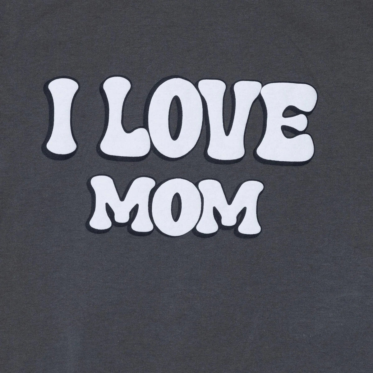 HelloBaby Boys T-shirt Slogan I Love Mom Crew Neck Short Sleeve - Grey - Image 4