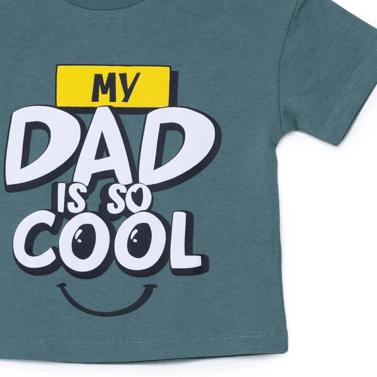 HelloBaby Boys T-shirt Slogan Print - Green - Image 3