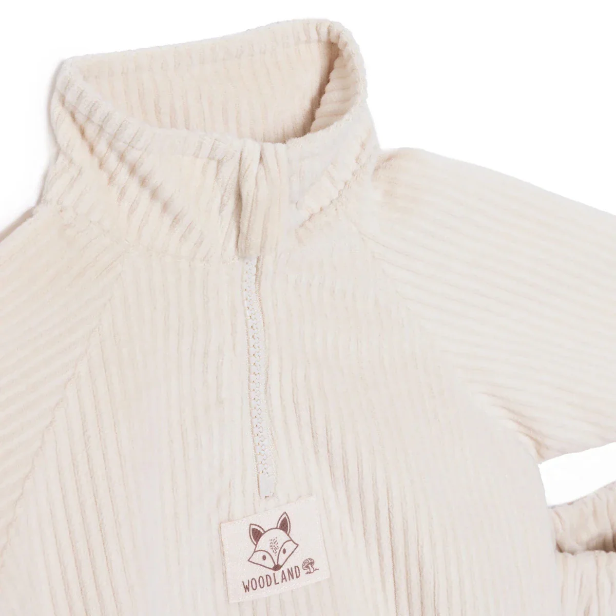 HelloBaby Boys Tracksuit Woodland Boy 2 High Neck Long Leg Long Sleeve - Beige - Image 3