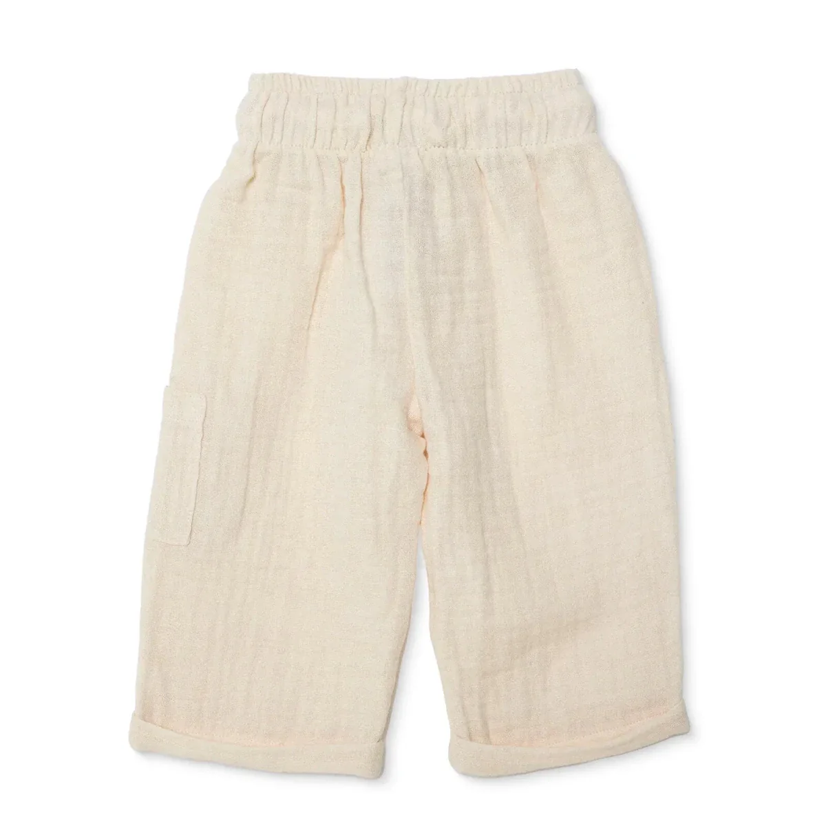 HelloBaby Boys Trouser Lace-up Little Car Long Leg - Ecru - Image 2