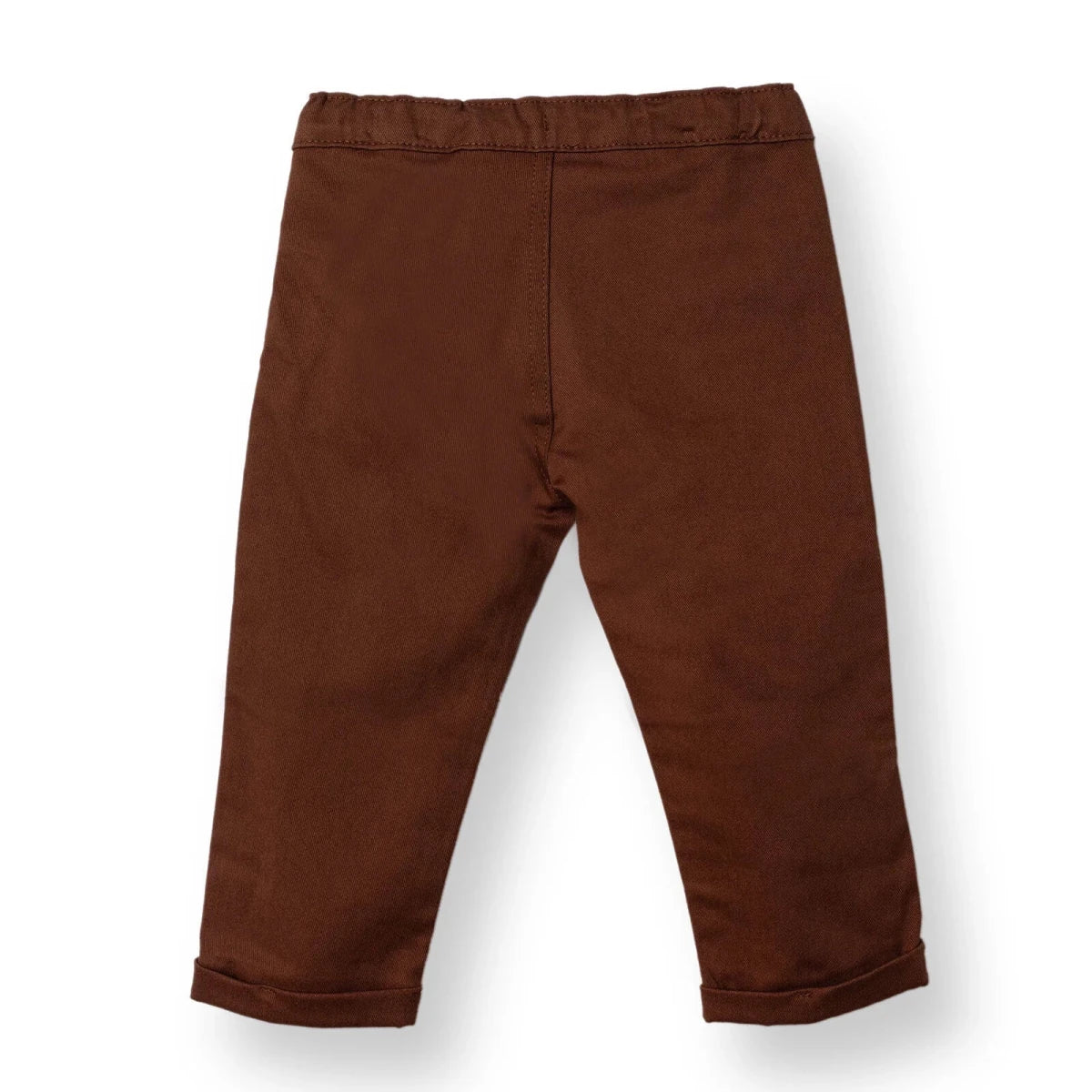 HelloBaby Boys Trouser with Buttons Woodland 1 Long Leg - Brown - Image 2