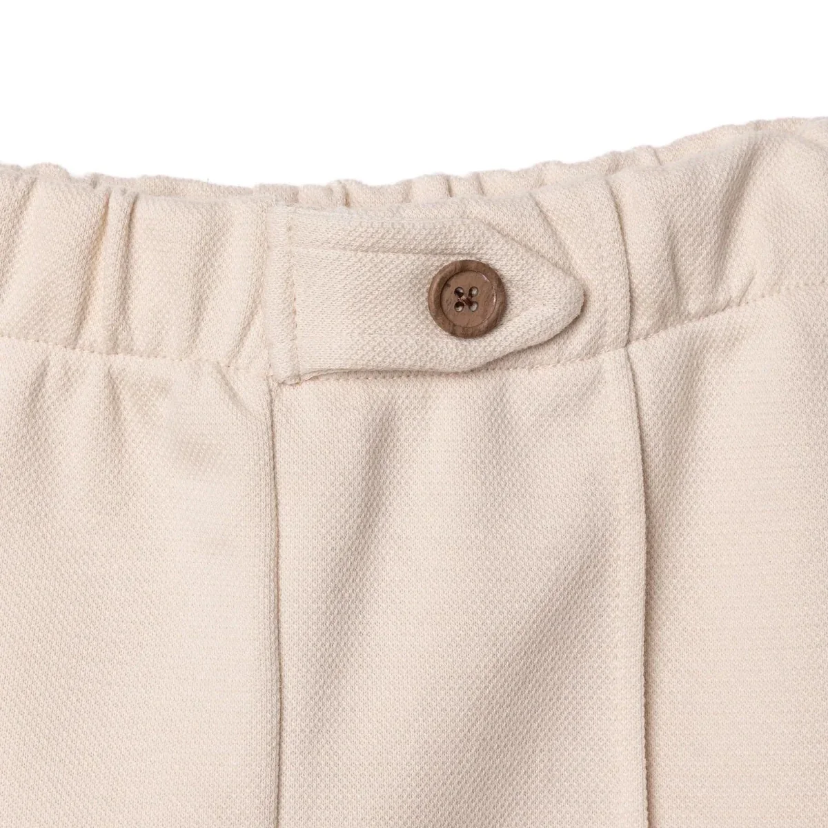 HelloBaby Boys Trousers Buttoned Smart Line Full Length - Ecru - Image 4