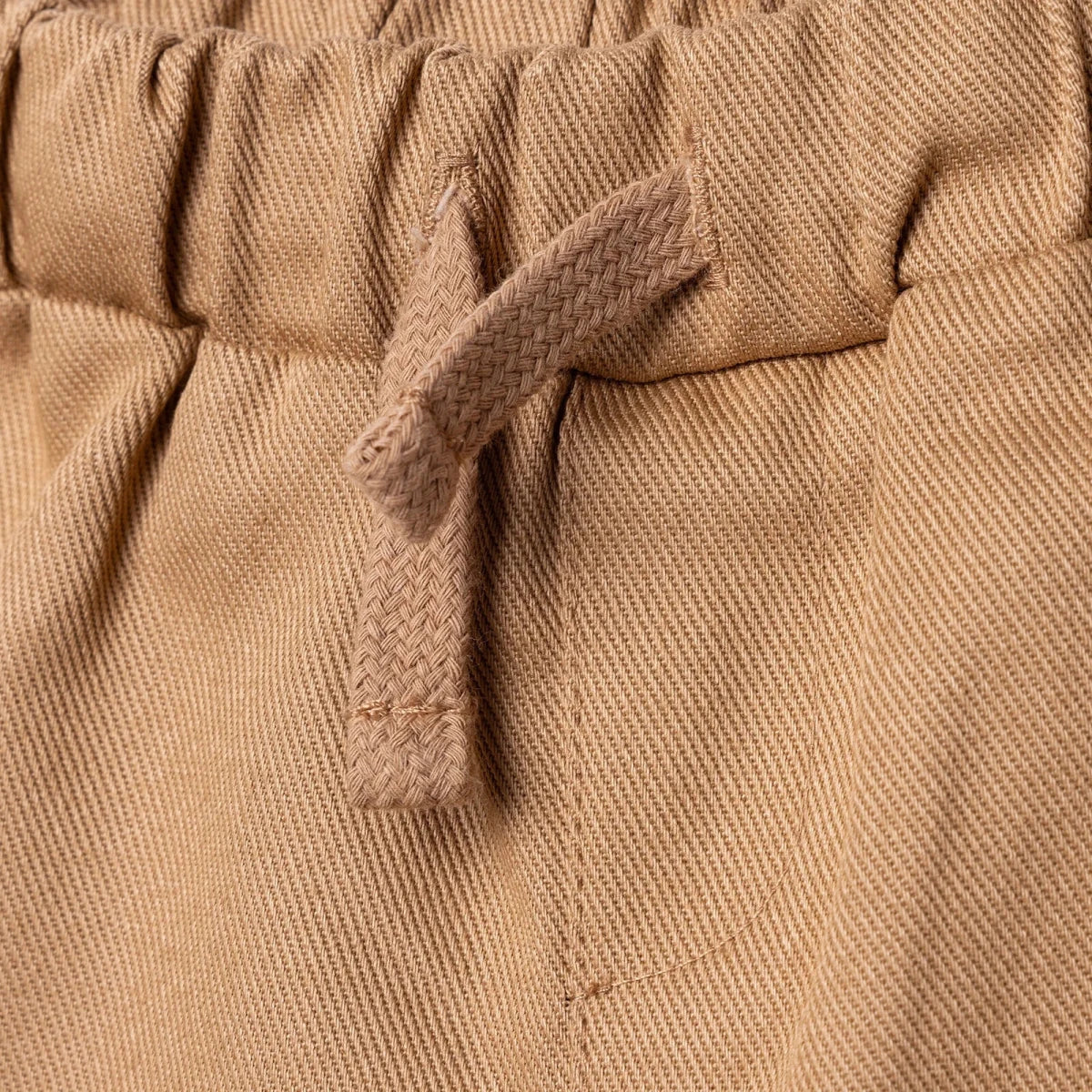 HelloBaby Boys Trousers Lace-up Little Car Full Length - Beige - Image 4