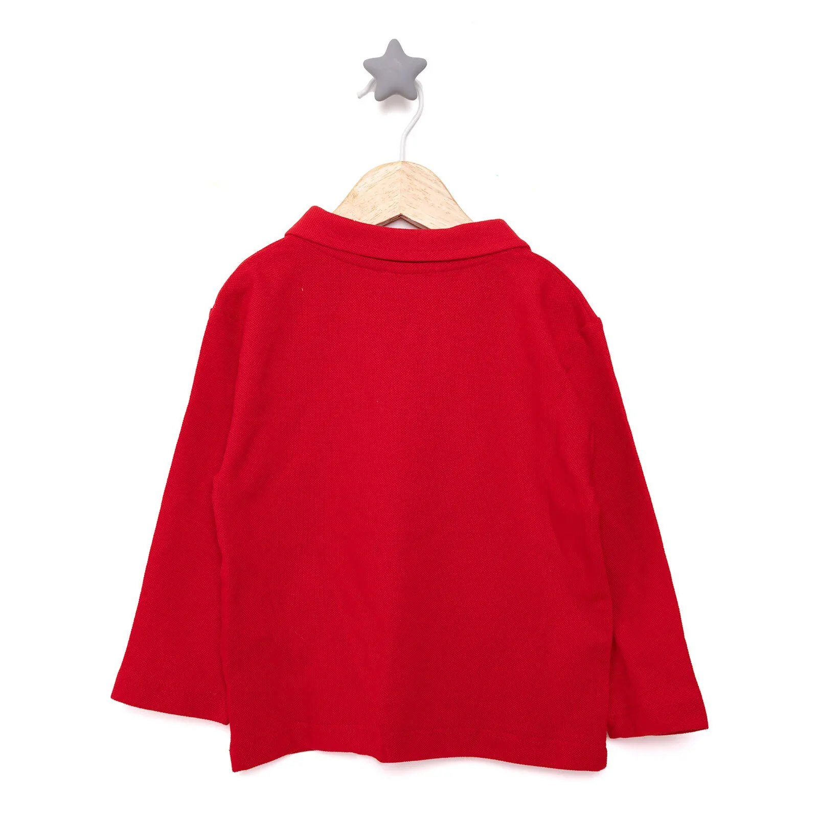 HelloBaby Celebration Unisex Long Sleeve Bodysuit - Red - Image 2