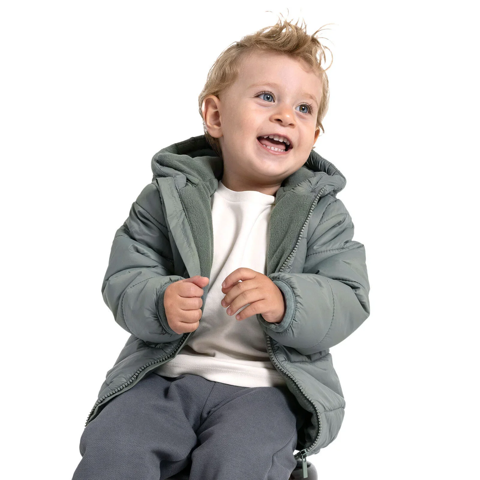HelloBaby Coat - Green - Image 8