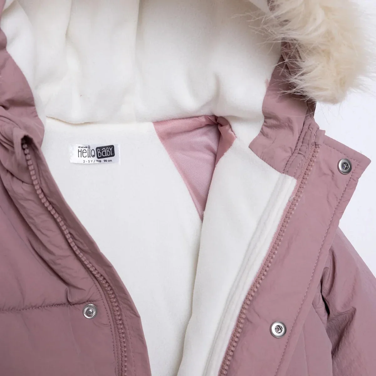 HelloBaby Coat - Light Rose - Image 7