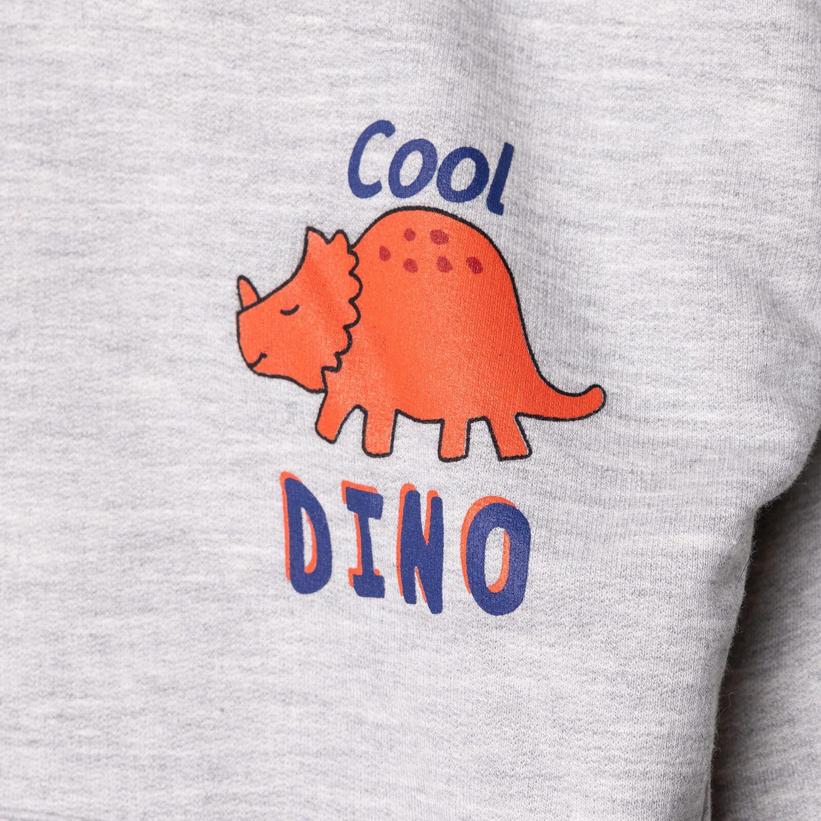 HelloBaby Cool Dino Jogging Set - Grey Melange - Image 6