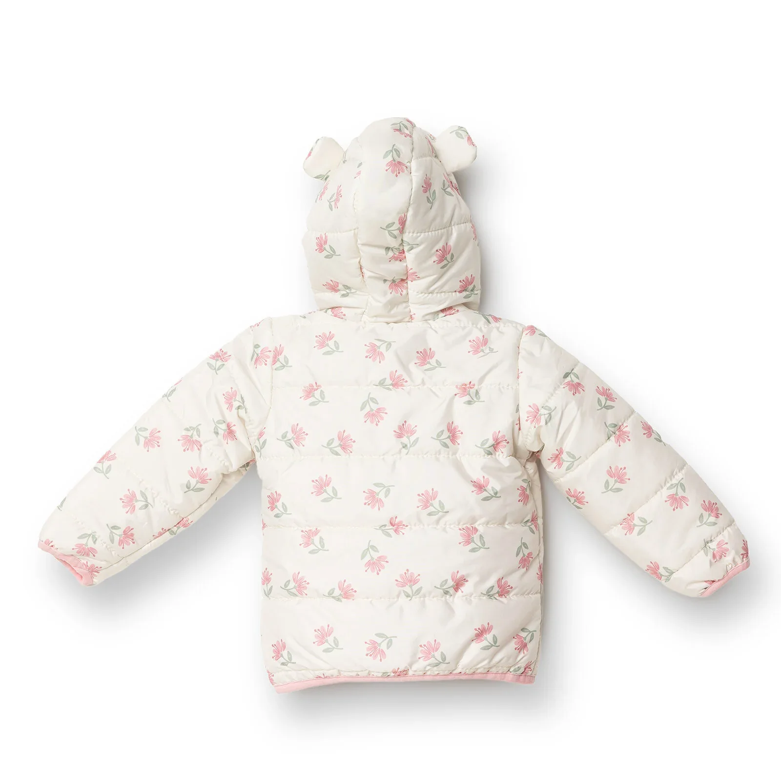 HelloBaby Floral Printed Girl Coat - Printed - Image 2