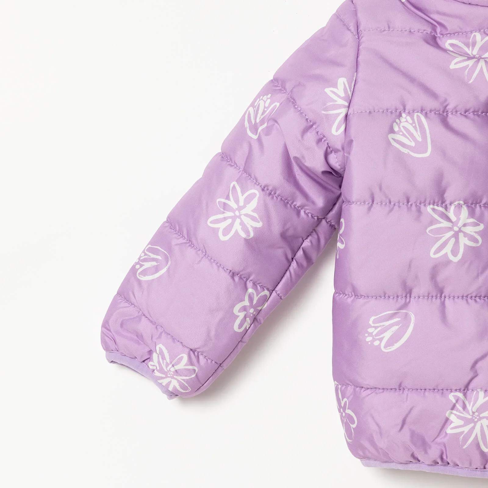 HelloBaby Floral Printed Girl Coat - Printed - Image 4