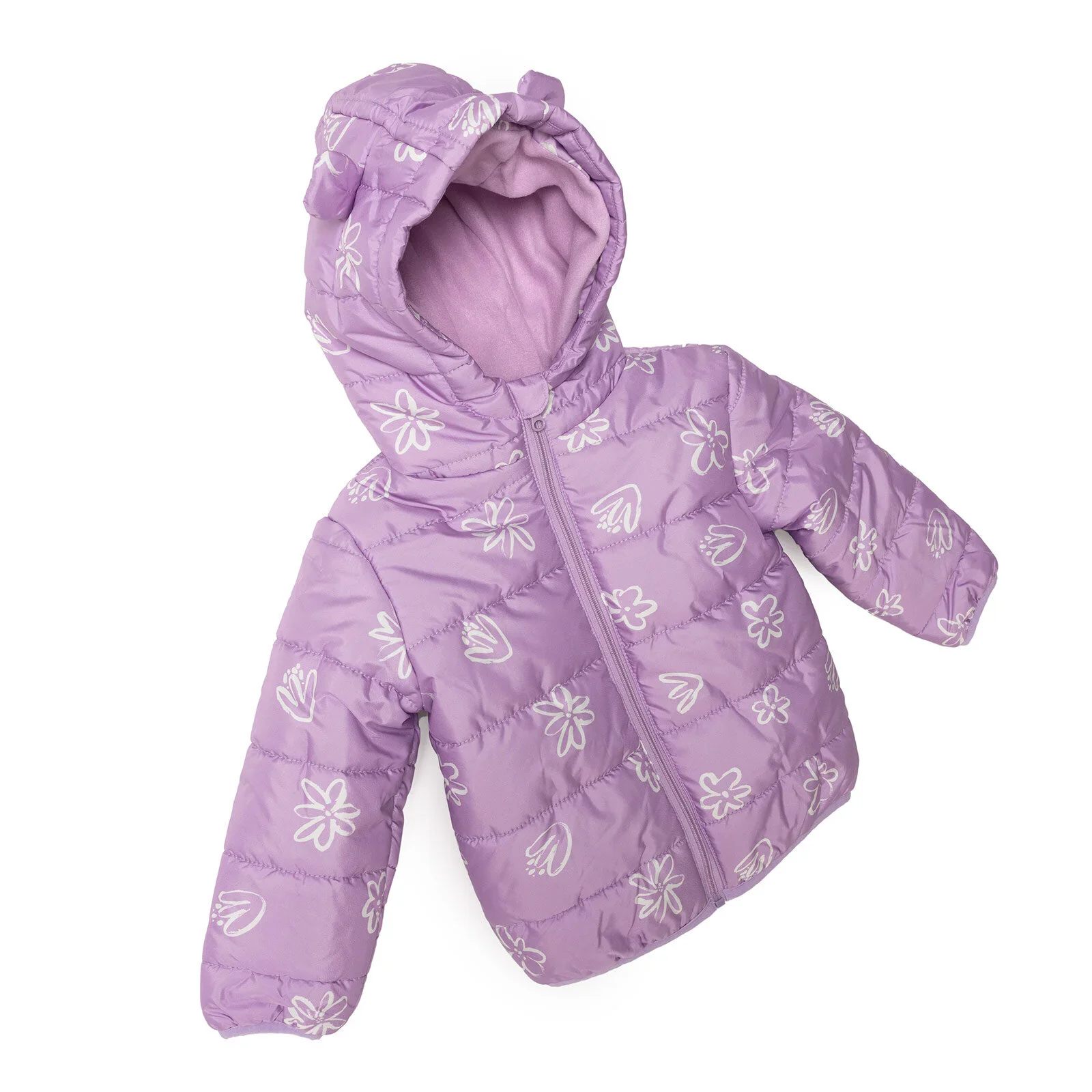 HelloBaby Floral Printed Girl Coat - Printed - Image 8