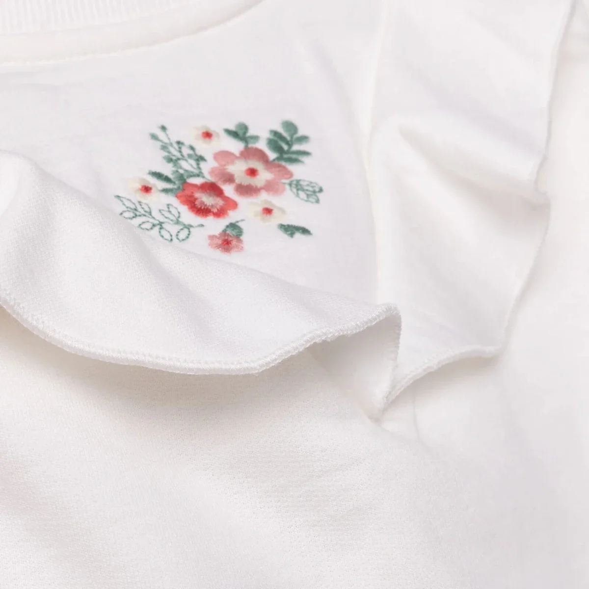 HelloBaby Forest Flower Blouse-Trousers - Ecru - Image 7