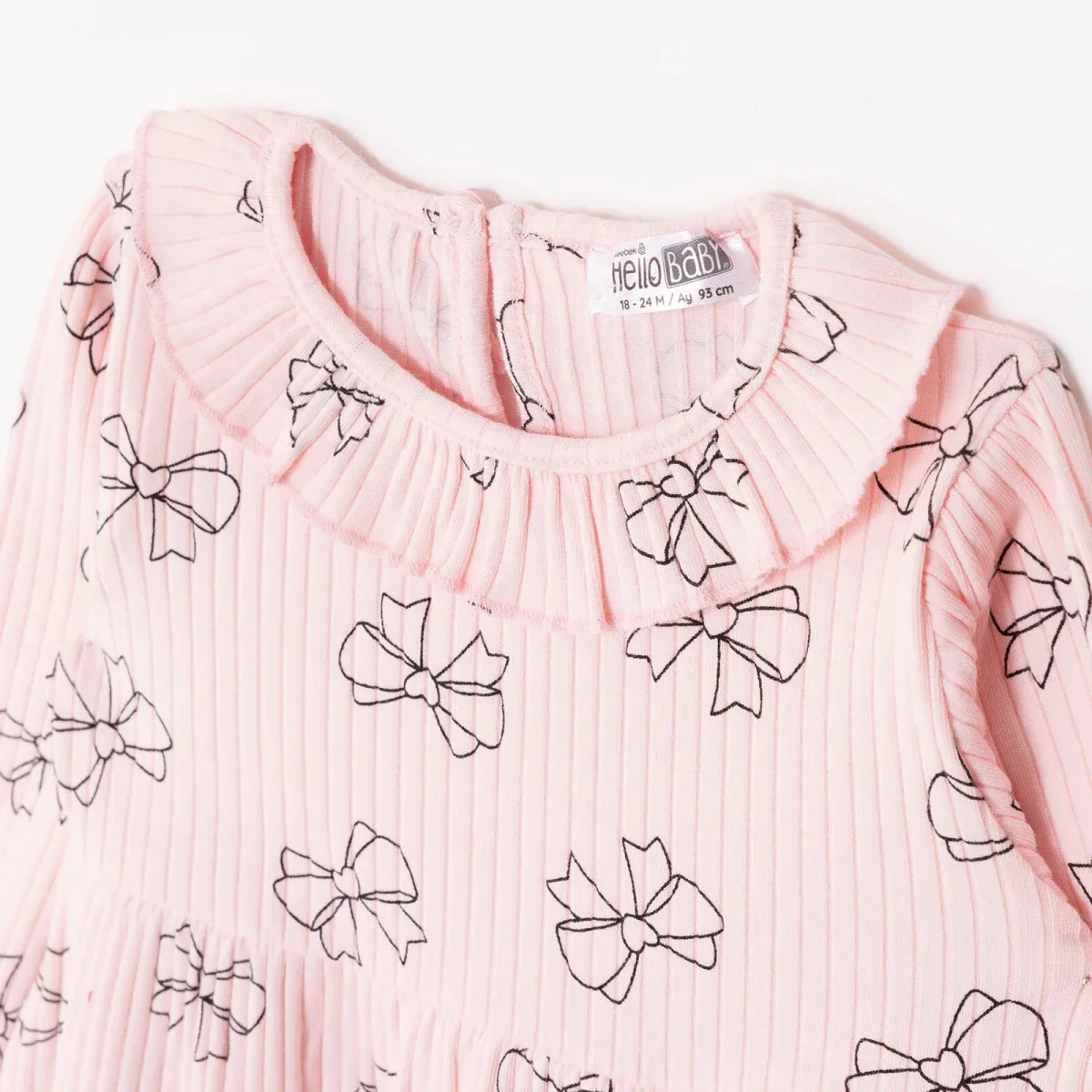 HelloBaby Forest Flower Dress - Pink Printed - Image 3