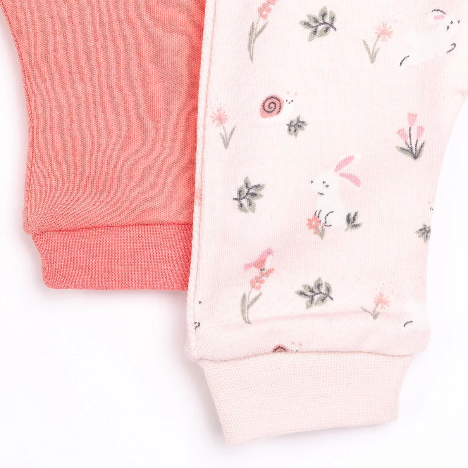 HelloBaby Girl 2 Piece Footles Bottom - Coral - Image 4
