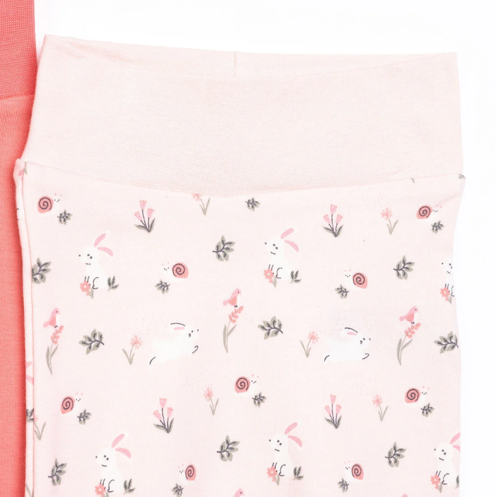 HelloBaby Girl 2 Piece Footles Bottom - Coral - Image 5