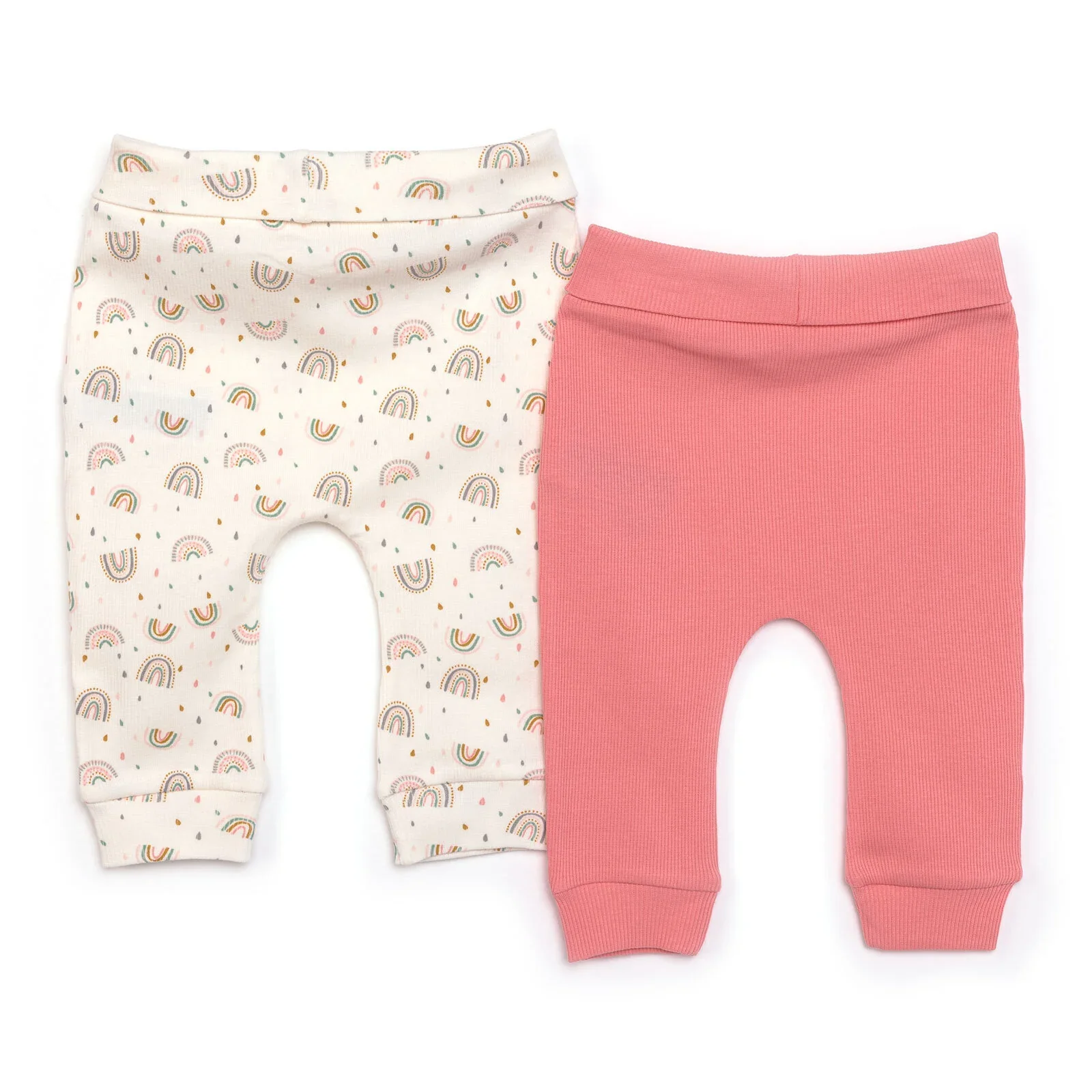 HelloBaby Baby Girl 2pcs Leggings - Light Pink - Image 2