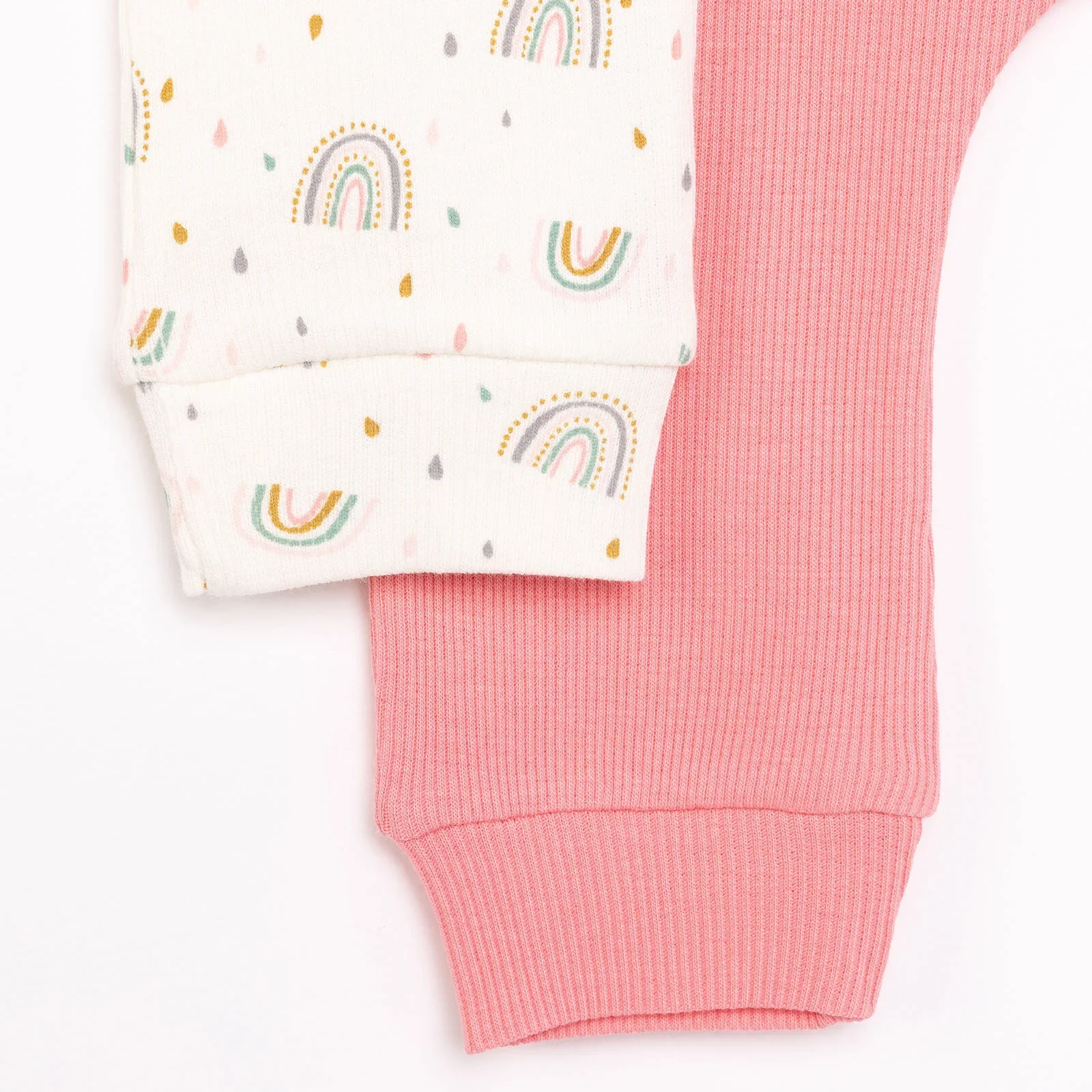 HelloBaby Baby Girl 2pcs Leggings - Light Pink - Image 4