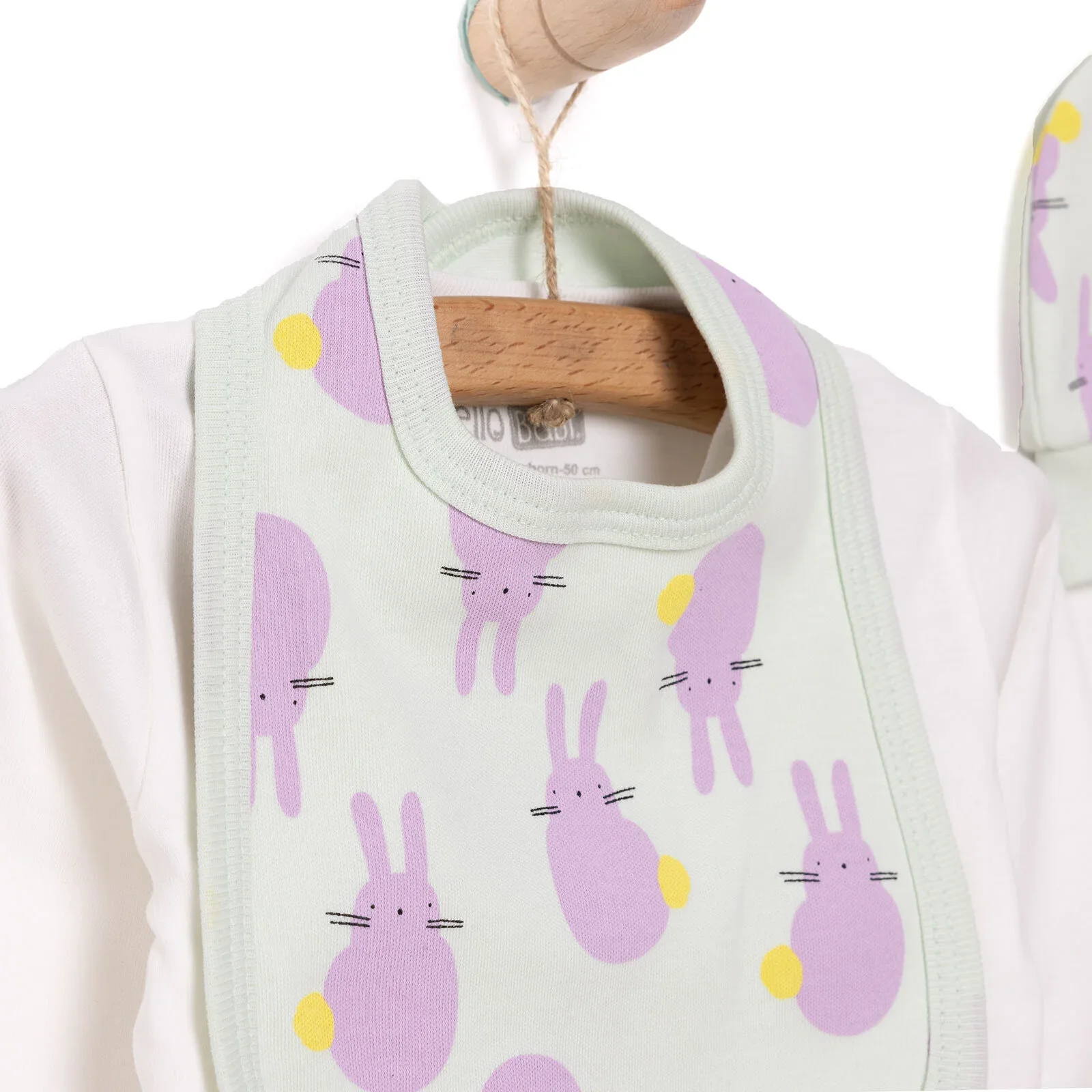 HelloBaby Girl 5 Piece Newborn Set - Ecru - Image 3