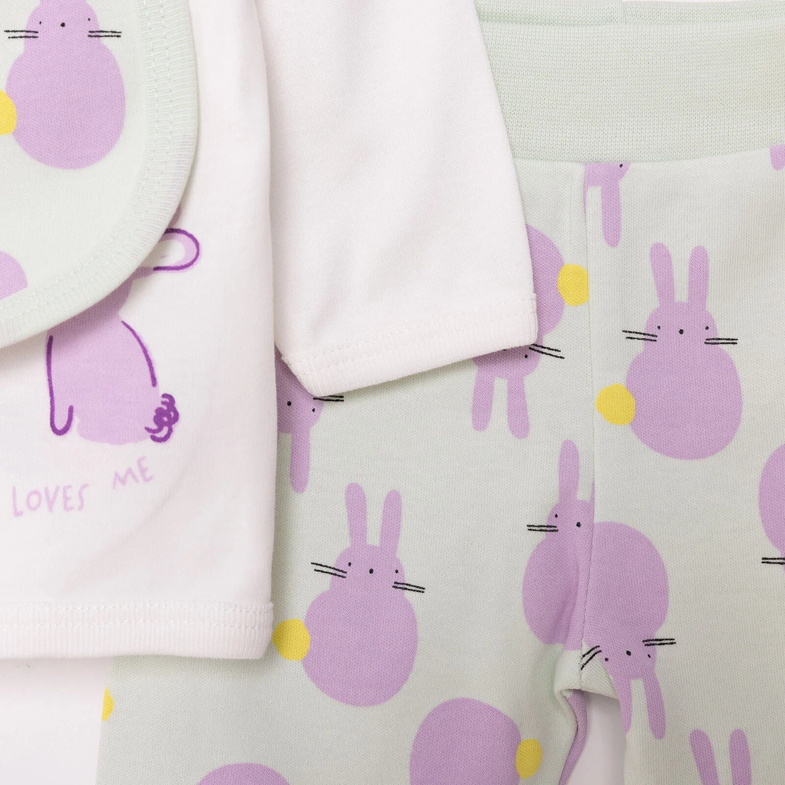 HelloBaby Girl 5 Piece Newborn Set - Ecru - Image 7