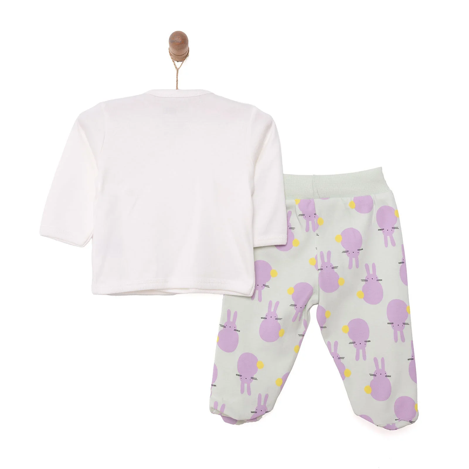 HelloBaby Girl 5 Piece Newborn Set - Ecru - Image 8