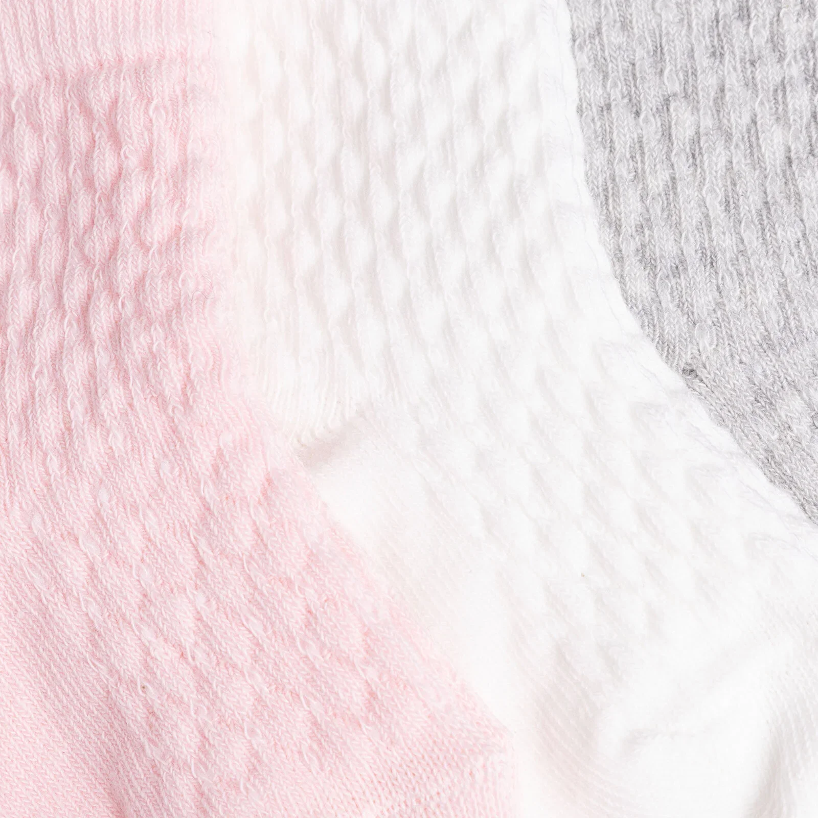 HelloBaby Girl Baby Socks 3 Pack - Light Pink - Image 3