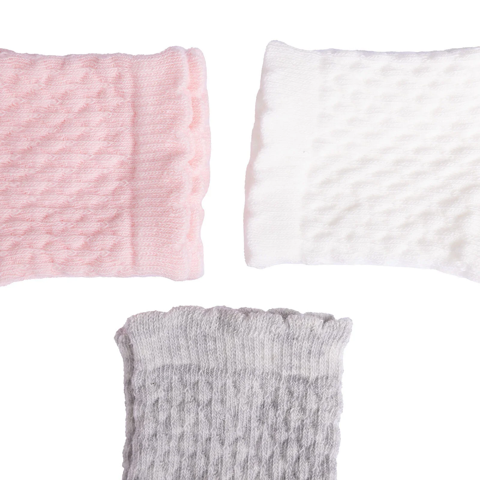 HelloBaby Girl Baby Socks 3 Pack - Light Pink - Image 6