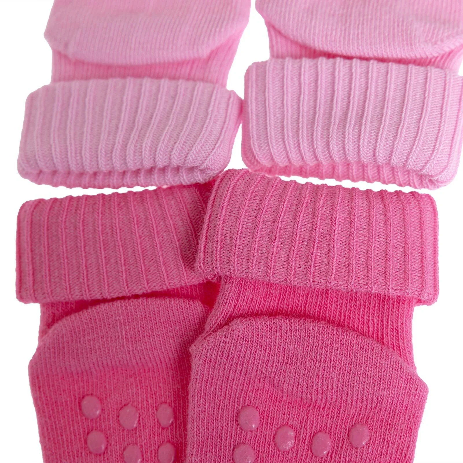 HelloBaby Girl Baby Socks 3 Pack - Pink - Image 6