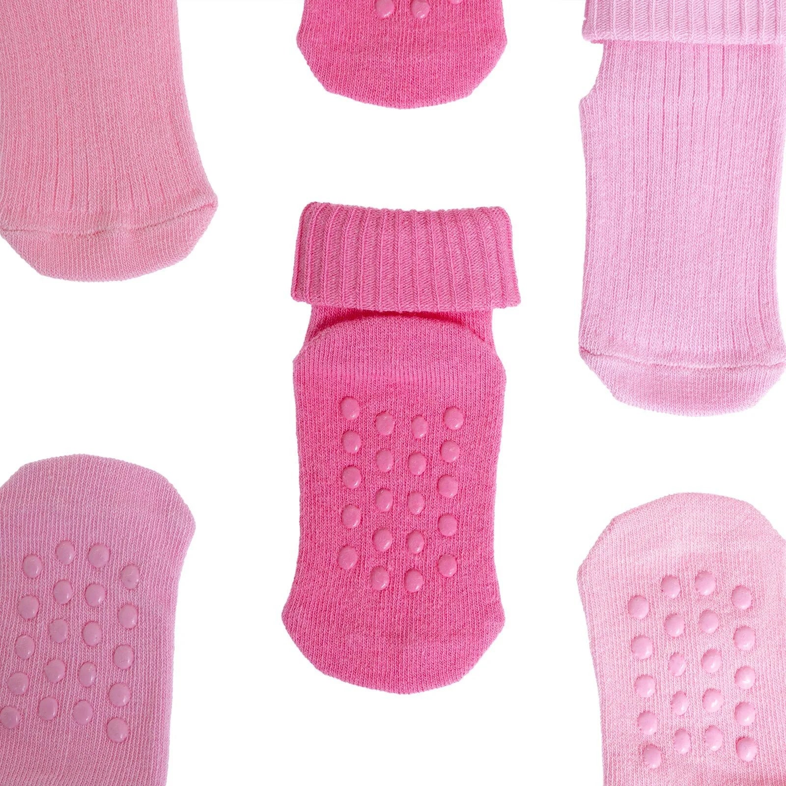 HelloBaby Girl Baby Socks 3 Pack - Pink - Image 7