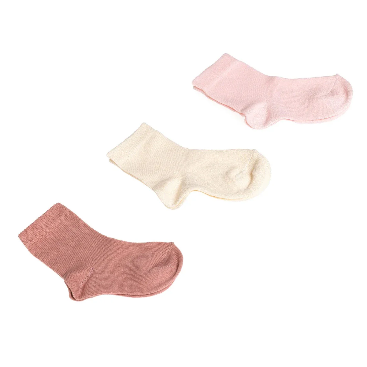 HelloBaby Girl Baby Socks 3 pcs - Pink - Image 3