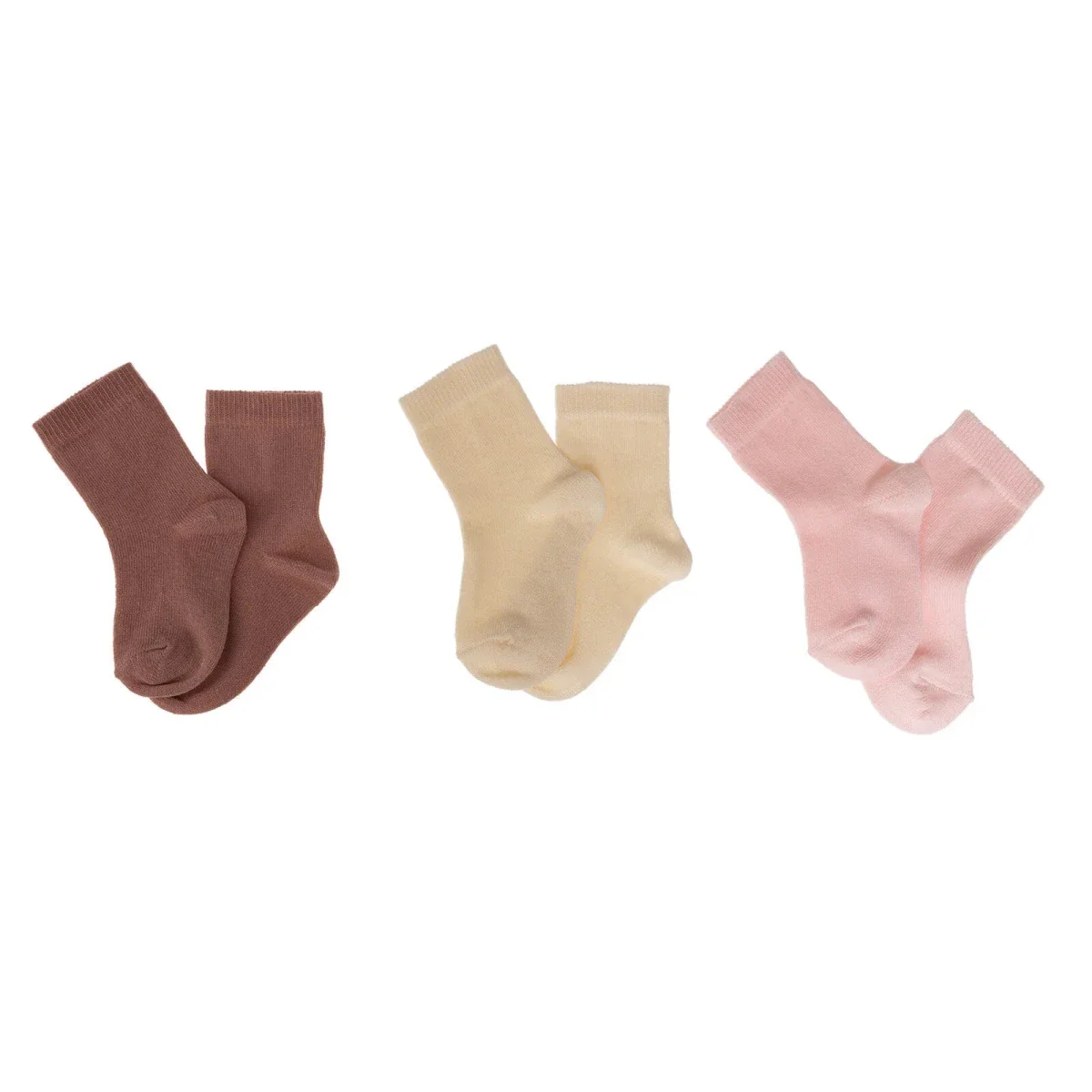 HelloBaby Girl Baby Socks 3 pcs - Pink - Image 5