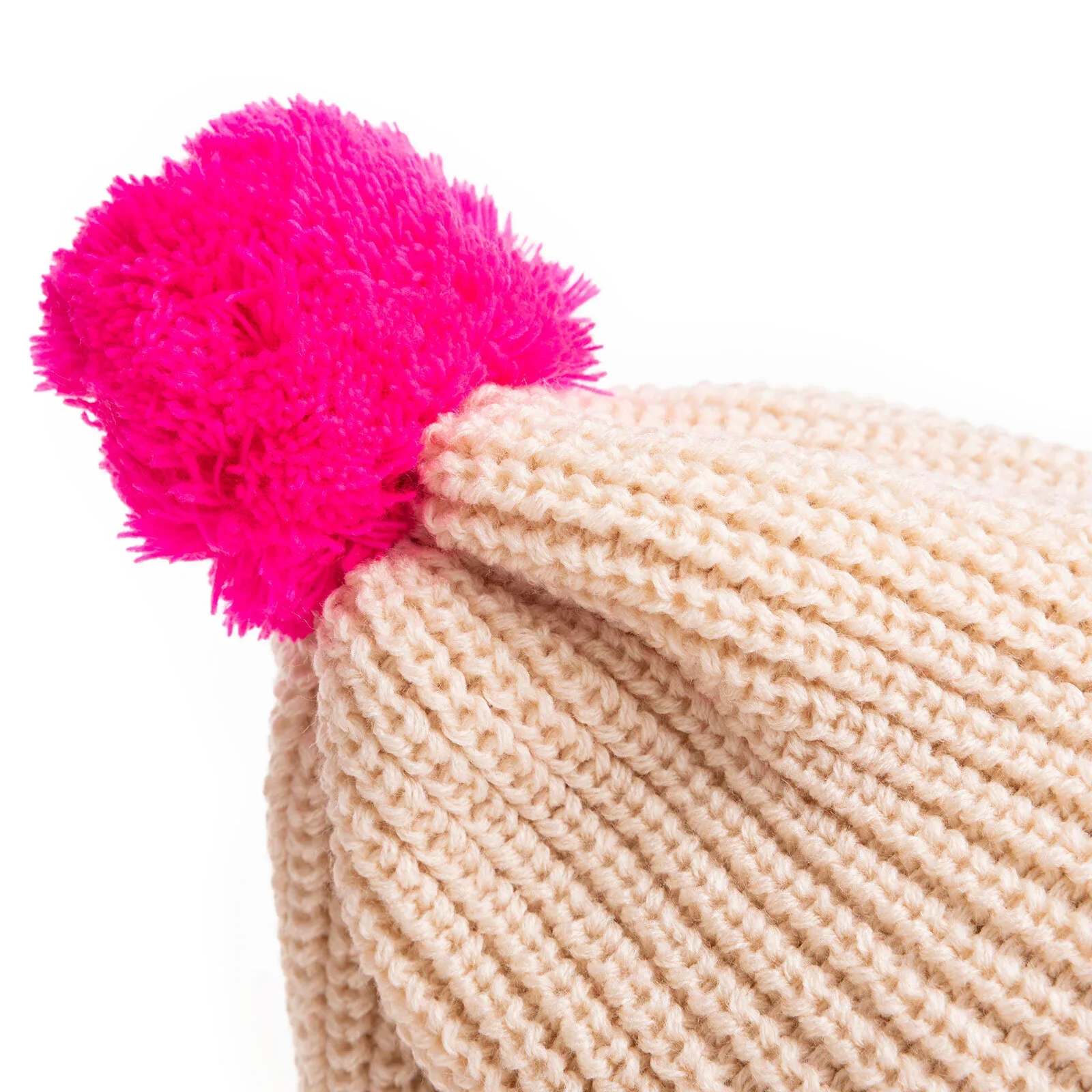 HelloBaby Girl Beanie - Ecru - Image 5