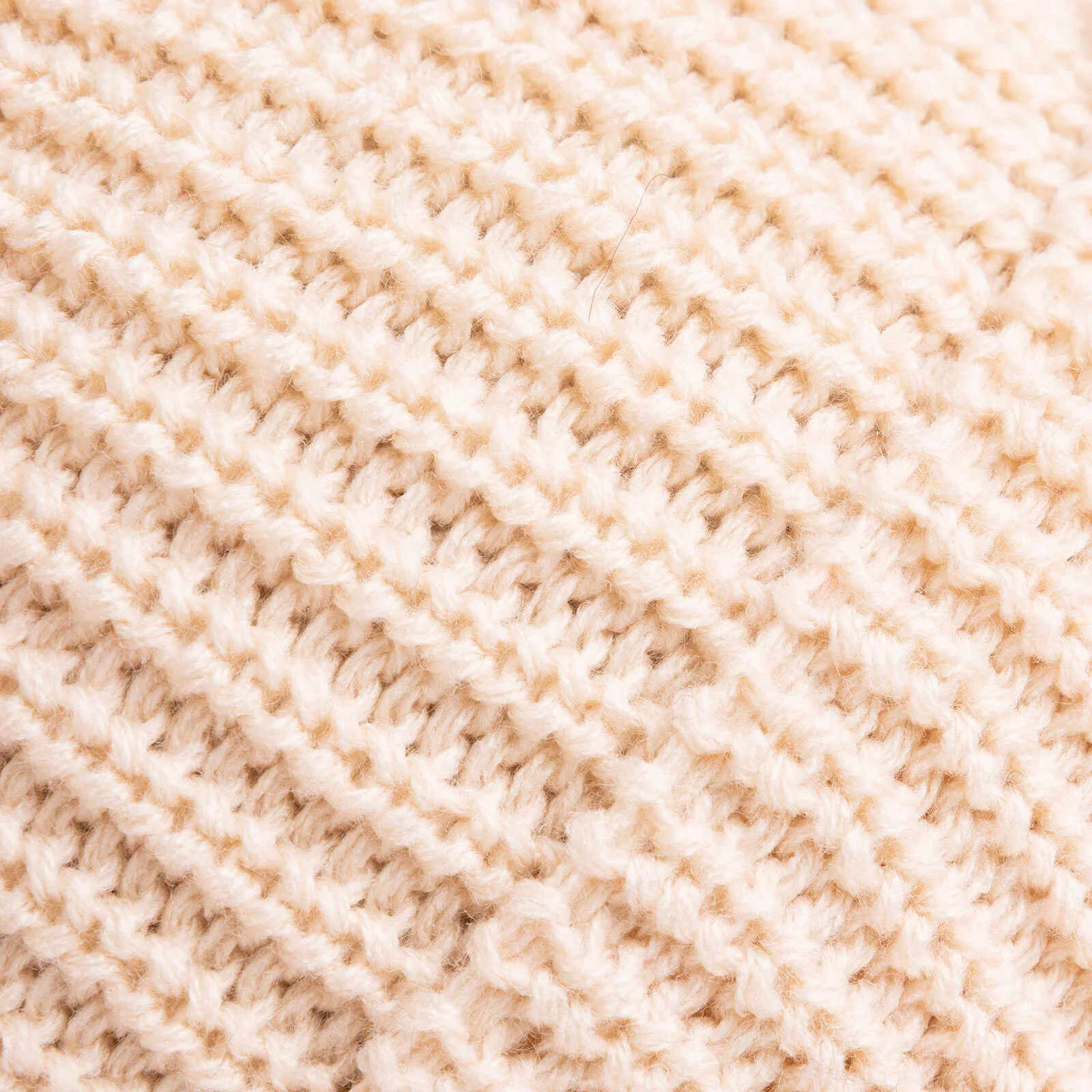 HelloBaby Girl Beanie - Ecru - Image 6